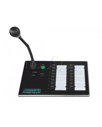 Консоль микрофонная DSPPA PAVA-8008 в Назрани Система оповещения и трансляции Dsppa Pintop.ru