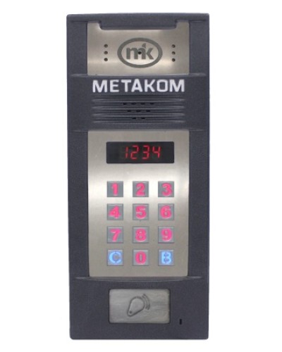 Многоабонентый антивандальный блок вызова со встроенной видеокамерой Метаком MК2018-RFiV в Назрани Блоки вызова многоабонентные Pintop.ru