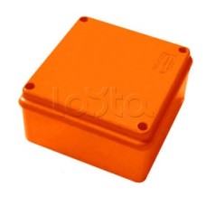 Коробка огнестойкая 100х100х55, 4P, (0,15-2,5мм2), без галогена Экопласт 42047HF