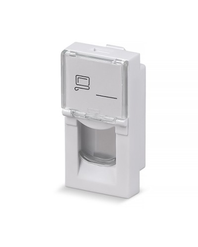 Вставка 45x22,5 (Mosaic) для 1 модуля формата Keystone Jack Cabeus (FP-L-22,5-1M) в Назрани Модули Keystone Pintop.ru