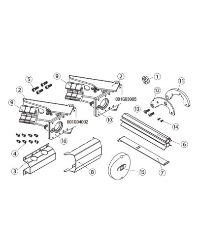 Рычаги F500 без крепления Came 119RID185 в Назрани Запчасти для шлагбаумов и автоматики Pintop.ru