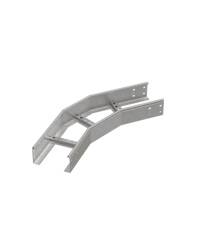 Угол лестничный горизонтальный 45 гр. 100х300х1,5 мм HD85 N КМ-профиль (LGL45-100-300-1.5 HD85 N) в Назрани Аксессуары для лотков Pintop.ru