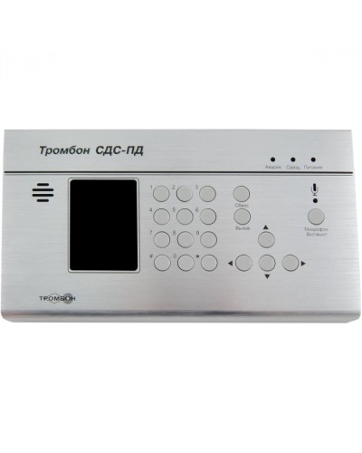 Пульт диспетчера для двухсторонней речевой связи между диспетчером и зоной оповещения Тромбон СДС-ПД в Назрани Система оповещения и трансляции Pintop.ru