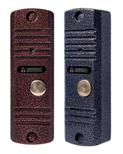 Панель вызывная накладная на 1 абонента Activision AVC-105 Panasonic (медь) в Назрани Вызывные аудиопанели малоабонентные Pintop.ru