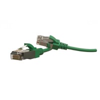 Патч-корд S/FTP Hyperline (PC-LPT-SFTP-RJ45-RJ45-C6-1M-LSZH-GN)