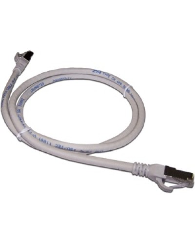 Патч-корд RJ45 - RJ45, 4 пары, FTP, категория 6A, 5 м, серый LANMASTER LAN6A-S45-45-5.0-GY в Назрани Патчкорды (медные) Pintop.ru