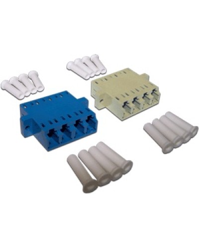 Адаптер оптический LC, SM/APC, корпус SC дуплекс, квадро LANMASTER LAN-4LCS-AM-APC в Назрани Коннекторы Pintop.ru