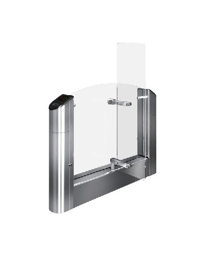 Модуль турникета крайний с высокими створками и картоприемником Oxgard Praktika T-04-SMTК-R-660(Mifare) в Назрани Турникеты Pintop.ru