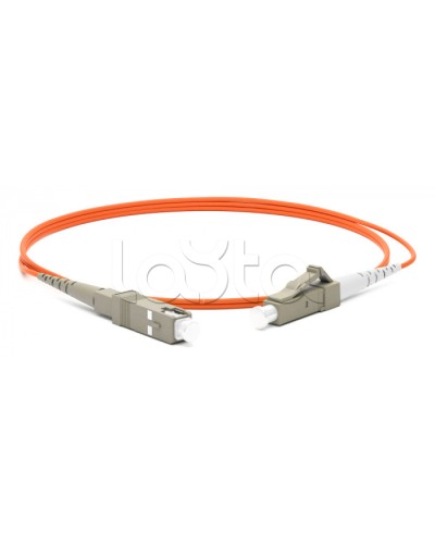 Патч-корд волоконно-оптический Hyperline FC-S2-62-LC/PR-SC/PR-H-1.5M-LSZH-OR в Назрани Патч-корды оптические Pintop.ru