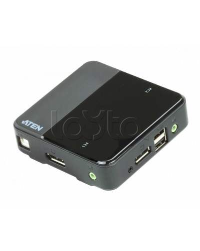 Настольный KVM Переключатель ATEN CS782DP-AT в Назрани Видеоусилители, Модуляторы, Делители Pintop.ru