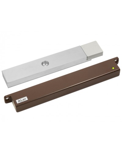 Замок электромагнитный Aler AL-200 PRemium (24 В, коричневый) в Назрани Электромагнитные замки Pintop.ru