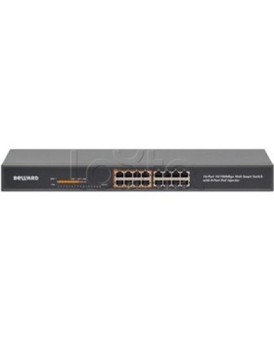 Коммутатор PoE 16-портовый Beward STW-16P8 в Назрани Коммутаторы Pintop.ru