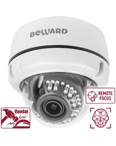 IP-камера видеонаблюдения антивандальная купольная Beward B2530DVZ в Назрани IP-камеры Pintop.ru