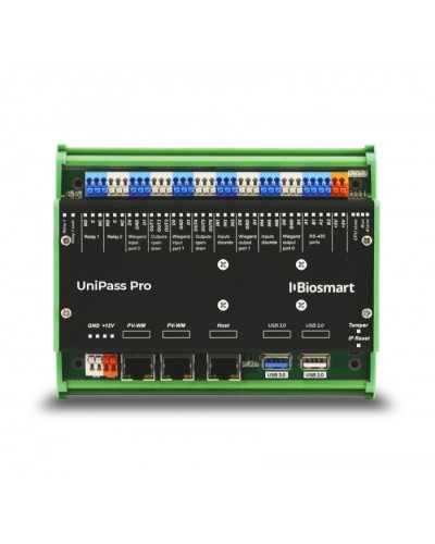 Контроллер управления доступом в бесконтактных СКУД и системах учета рабочего времени по венам ладони и RFID-картамBioSmart UniPass Pro в Назрани Контроллеры Pintop.ru