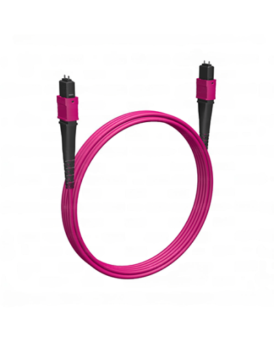 Кабельная сборка MPO(M) -MPO(M)-12 волокон 50/125 OM4, 5 m Cabeus (FOP-50-OM4-12-MPO(M)-12-MPO(M)-B-5m) в Назрани Кабельные сборки (оптические) Pintop.ru