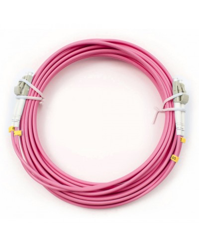 Шнур оптический duplex LC-LC 50/125 mm OM4 5м LSZH Cabeus FOP-50-OM4-LC-LC-5m в Назрани Патч-корды оптические Pintop.ru