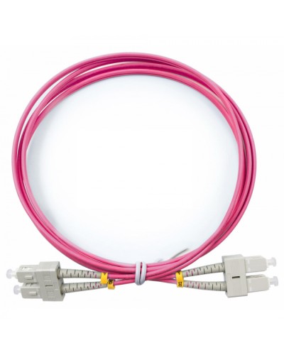 Шнур оптический duplex SC-SC 50/125 mm OM4 1,5м LSZH Cabeus FOP-50-OM4-SC-SC-1,5m в Назрани Патч-корды оптические Pintop.ru