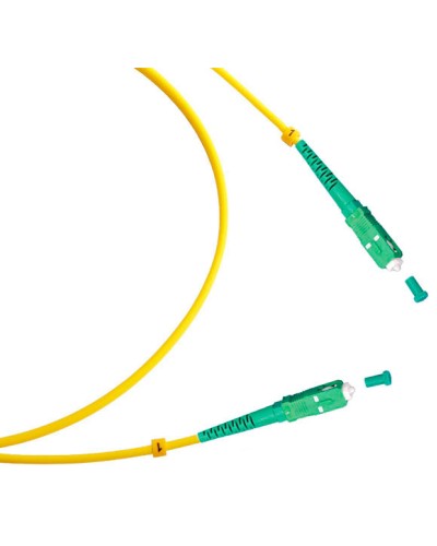 Шнур оптический simplex SC/APC-SC/APC 9/125 sm 1м LSZH Cabeus FOP(s)-9-SC/APC-SC/APC-1m в Назрани Патч-корды оптические Pintop.ru