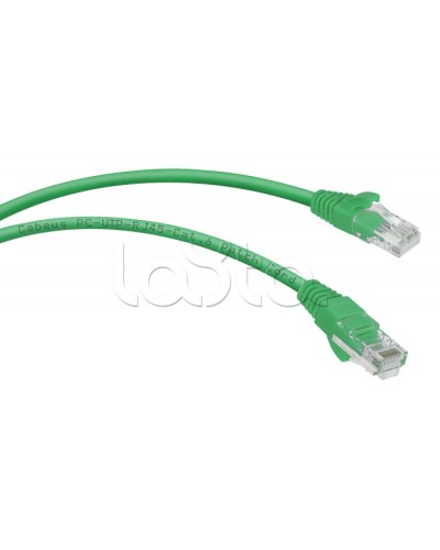 Патч-корд UTP, категория 6, 5 м, неэкранированный, зеленый Cabeus PC-UTP-RJ45-Cat.6-5m-GN в Назрани Патчкорды (медные) Pintop.ru