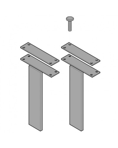 Кронштейны крепления створок C003 Came 119RICX014 в Назрани Запчасти для шлагбаумов и автоматики Pintop.ru