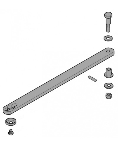 Рычаг прямой с креплением F7024N Came 119RID292 в Назрани Запчасти для шлагбаумов и автоматики Pintop.ru