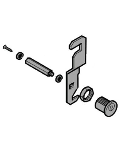 Замок дверцы G4040 Came 119RIG411 в Назрани Запчасти для шлагбаумов и автоматики Pintop.ru