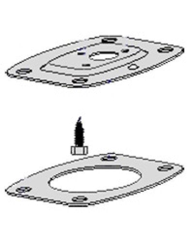 Монтажное основание стойки с анкерами DIR-L DIR-LNCame 119RIR146 в Назрани Запчасти для шлагбаумов и автоматики Pintop.ru