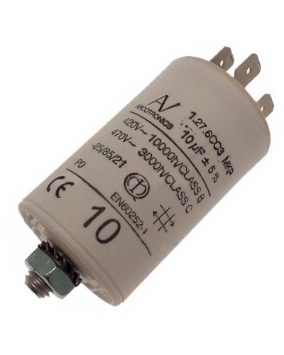 Конденсатор 10 мкФ с гибкими выводами для приводов CAME ATI CAME 119RIR295 в Назрани Запчасти для шлагбаумов и автоматики Pintop.ru