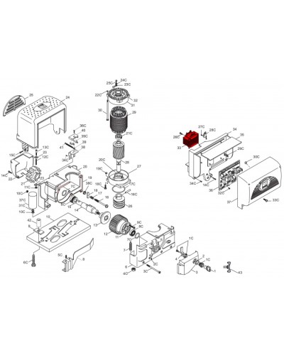 Конденсатор 9 мкФ с гибкими выводами Came 119RIR304 в Назрани Запчасти для шлагбаумов и автоматики Pintop.ru