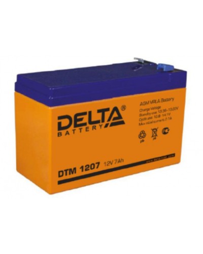 Аккумулятор свинцово-кислотный Delta DTM 1207 в Назрани Электротехническое оборудование Pintop.ru
