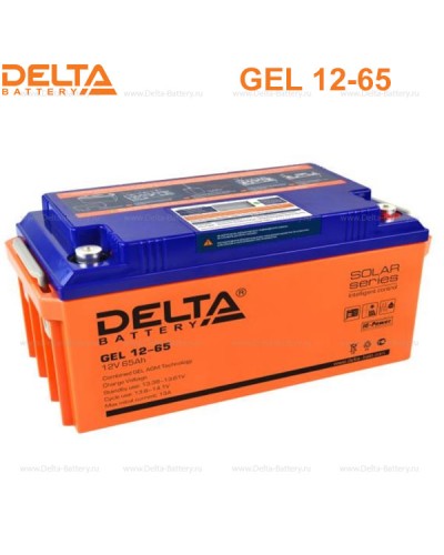 Аккумулятор свинцово-кислотный Delta GEL 12-65 в Назрани Электротехническое оборудование Pintop.ru