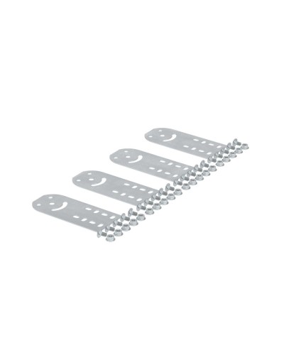 Пластина крепежная GSV H35 в комплекте с крепежными элементами, необходимыми для монтажа DKC SPV00350K в Назрани Аксессуары для лотков Pintop.ru