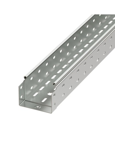 Лоток перфорированный 100х50 L3000 толщ.1,5 мм, горячеоцинкованный DKC (3526215HDZ) в Назрани Аксессуары для лотков Pintop.ru