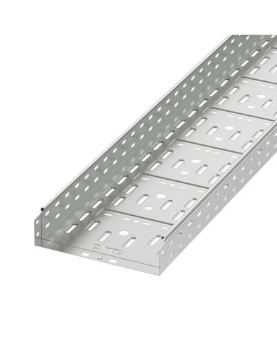 Лоток перфорированный 600х100 L 2000, горячеоцинкованный DKC 35337HDZ в Назрани Кабельные лотки Pintop.ru