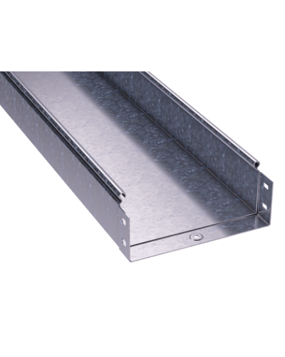 Лоток 150х80 L 3000 толщ. 1,0 мм, цинк-ламельный DKC (3506310ZL) в Назрани Кабельные лотки Pintop.ru