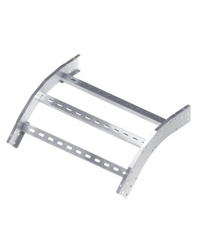 Угол лестничный вертикальный внешний 45 градусов 200х400, R600 DKC (ULOC624) в Назрани Аксессуары для лотков Pintop.ru