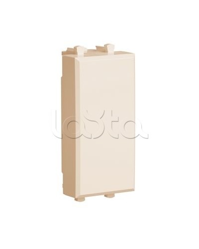 Заглушка Ванильная дымка Avanti модульная, 1 мод DKC 4405991 в Назрани Аксессуары для стоек и шкафов Pintop.ru