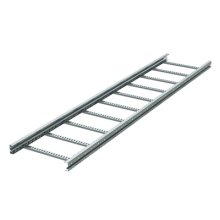 Лоток лестничный 80х500, лонжерон 2 мм, L 3 м, горячий цинк DKC (ULH385HDZ)