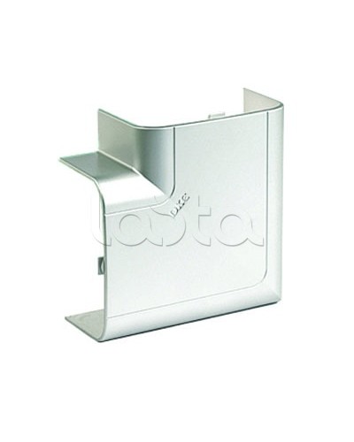 Угол плоский 110х50 мм, цвет серый металлик DKC 01003G в Назрани Аксессуары для лотков Pintop.ru