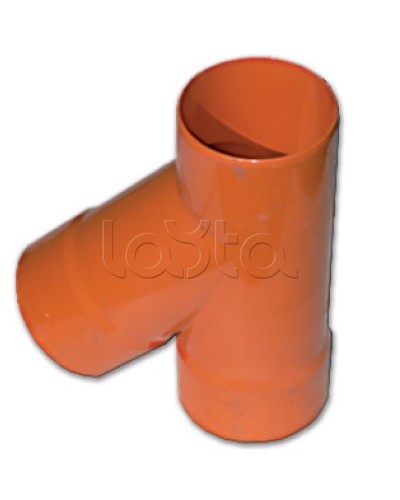 Тройник для двустенных труб одного диаметра ф63мм, 45°, полипропилен DKC 019063 в Назрани Повороты, муфты, тройники Pintop.ru