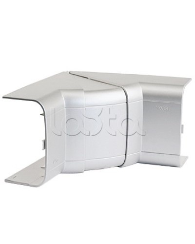 Угол внутренний 90х50 мм, изменяемый 70-120°, цвет серый металлик DKC 09551G в Назрани Аксессуары для кабель-канала Pintop.ru