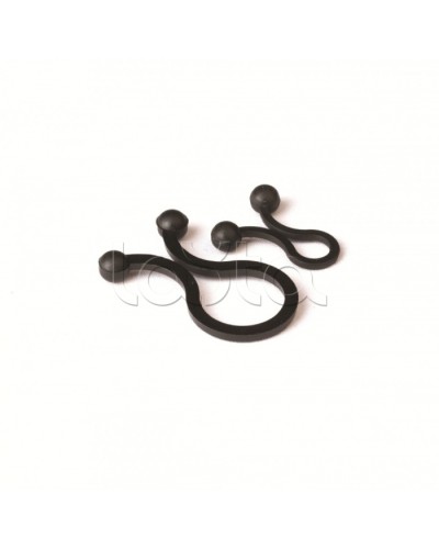 Замок, цвет - черный, д.17,8-20,3 DKC 21043116 в Назрани Крепежные изделия Pintop.ru