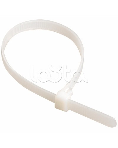 Хомут-стяжка нейлоновый, стандартный P6.6 3.6х370 белый DKC 25208 (100 шт/уп) в Назрани Стяжки-хомуты Pintop.ru