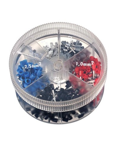 Контейнер наконечников-гильз с изолир.фланцем 1,50 кв.мм черный 1 упаковка - 1000 шт DKC 2ARTD10015 в Назрани Держатели, клипсы, скобы Pintop.ru