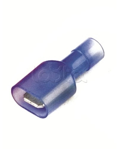 Наконечник плоский полностью изолир. (вилка) 1,5-2,5 кв.мм 6,3х0,8 мм (РППИ-П) DKC 2B22TP в Назрани Крепежные изделия Pintop.ru