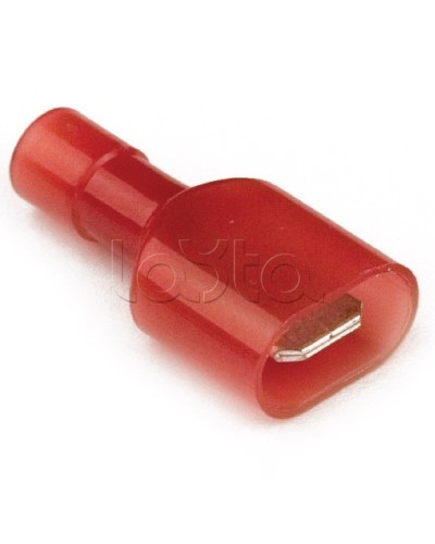 Наконечник плоский полностью изолир. (вилка) 2,5-6 кв.мм 6,3х0,8 мм (РППИ-П) DKC 2C22TP в Назрани Крепеж Pintop.ru