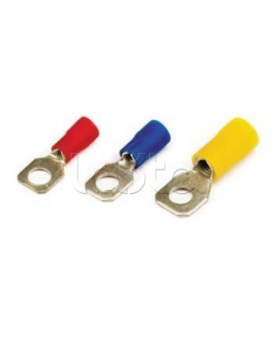 Наконечник с отверстием под винт ф5,2мм, с изолированным фланцем, для сечения провода 2,5-6,0мм2 DKC (2C5P) в Назрани Держатели, клипсы, скобы Pintop.ru