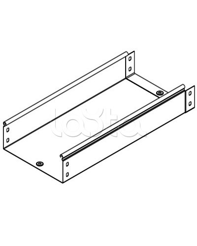 Лоток неперфорированный металлический 150х80 мм L 2000 DKC 35053 в Назрани Кабельные лотки Pintop.ru