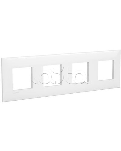 Рамка ARTLEBEDEV Белое облако Avanti, 8 мод. DKC 4400908 в Назрани Аксессуары для стоек и шкафов Pintop.ru