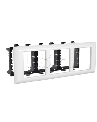 Рамка-суппорт Avanti белый для In-liner Front, 6 мод. DKC 4400916 в Назрани Аксессуары для лотков Pintop.ru